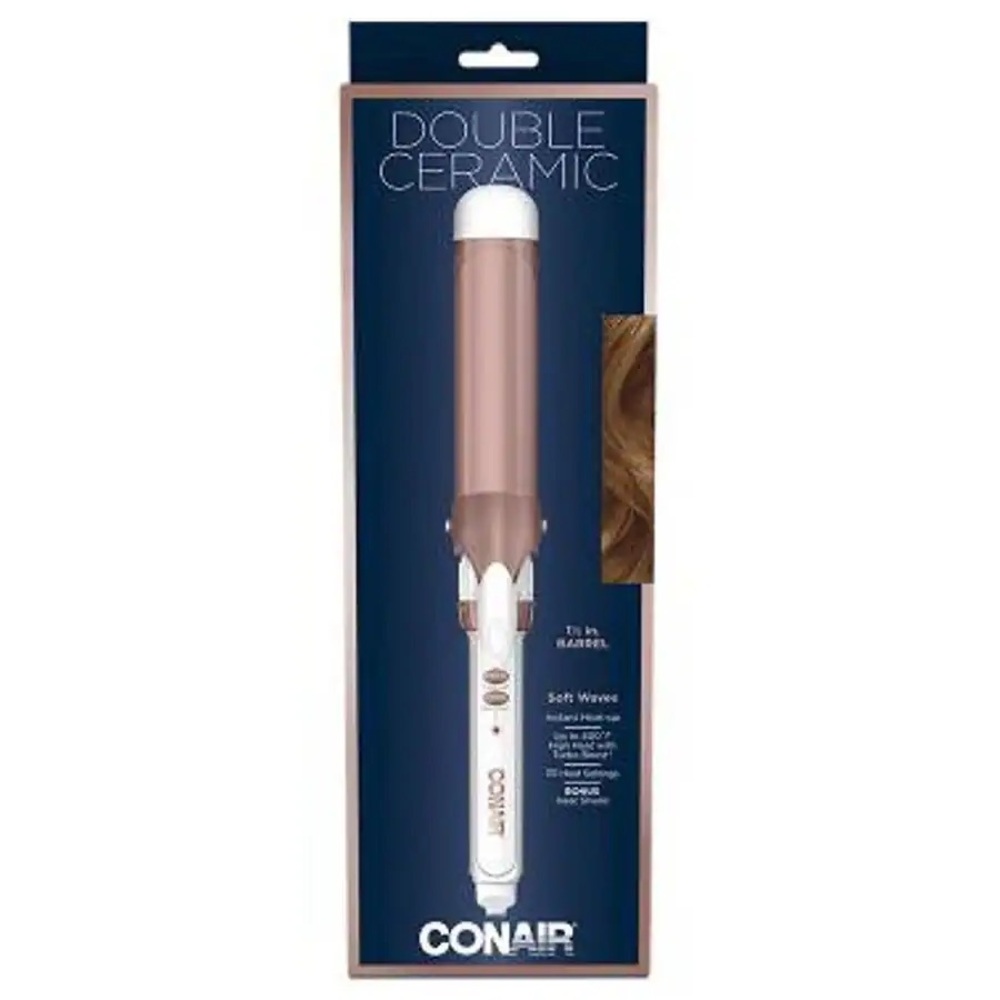 Conair Double Ceramic Curling Iron - 1 1/4 inch